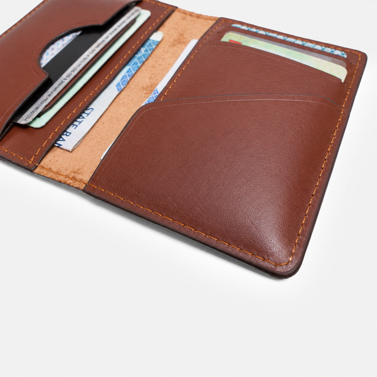 Bi Fold Card Holder clay