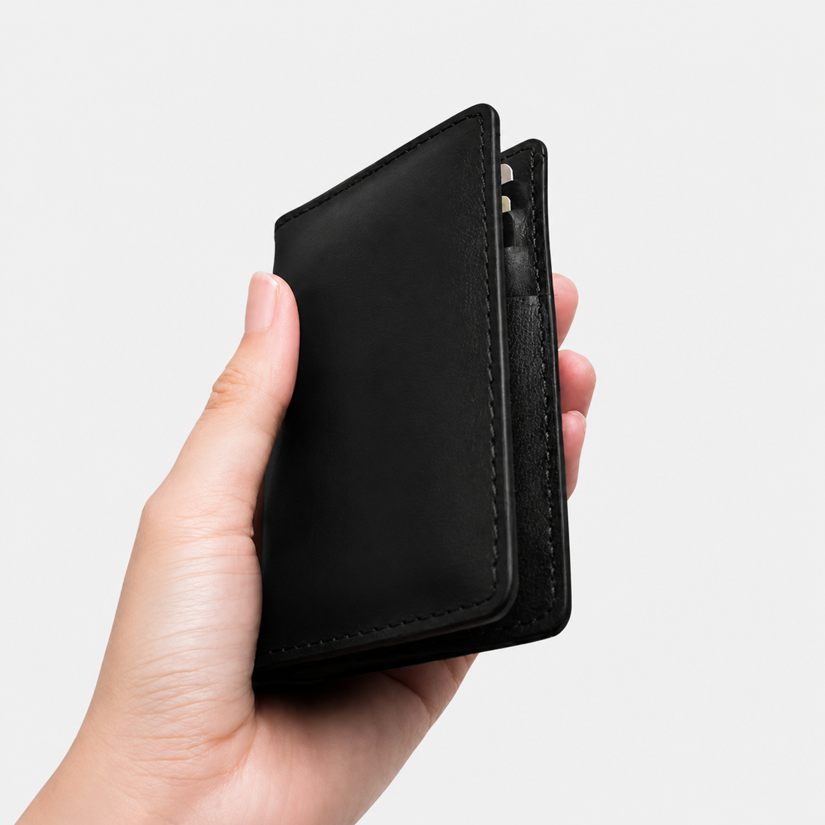 Bi Fold Card Holder clay
