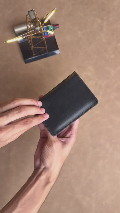 Bi Fold Card Holder clay