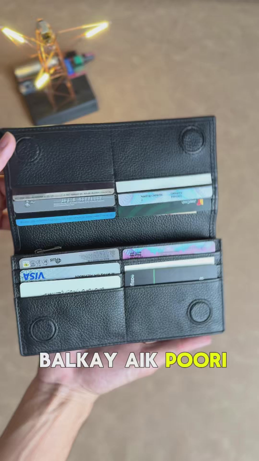 Magnetic Secure Fold Wallet